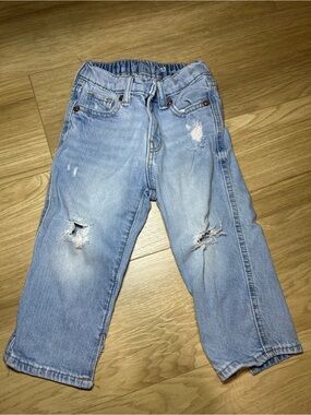 GAP Light Blue Distressed Kids Jeans
